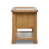 Featuring Millbrook Natural Light Oak Veneer Nightstand by Four Hands at Amethyst Home. Made from light, natural oak, the design of this two-drawer nightstand is inspired by a vintage general store counter. Softened corners and simple knob complete its heritage charm.Overall Dimensions: 38.00"w x 22.00"d x 27.00"hWeight : 90.08 lbsMaterials : Oak Veneer, Solid Oak. Amethyst Home provides interior design, new construction, custom furniture, and area rugs in the Miami metro area