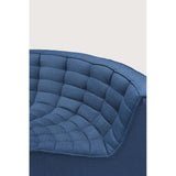 Featuring N701 Blue 90° Round Corner Right Modular Sofa Set by Ethnicraft at Amethyst Home. The N701 sofa is an inviting design that oozes comfort and relaxation. By combining the different modules and sizes, you have unlimited possibilities when it comes to creating your own unique setting. Designed by Jacques Deneef, it’s available in multiple colours and materials, with pre-con. Amethyst Home provides interior design, new construction, custom furniture, and area rugs in the Nashville metro area