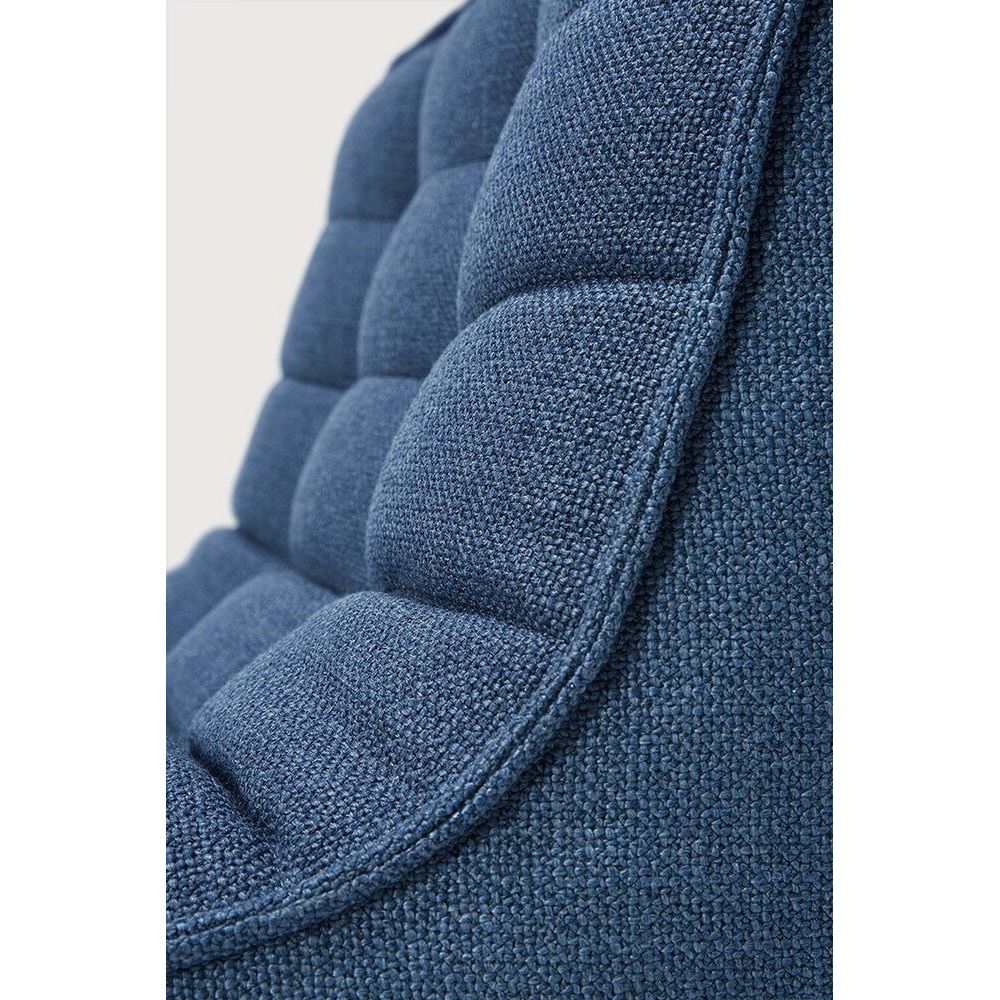 Featuring N701 Blue 90° Round Corner Right Modular Sofa Set by Ethnicraft at Amethyst Home. The N701 sofa is an inviting design that oozes comfort and relaxation. By combining the different modules and sizes, you have unlimited possibilities when it comes to creating your own unique setting. Designed by Jacques Deneef, it’s available in multiple colours and materials, with pre-con. Amethyst Home provides interior design, new construction, custom furniture, and area rugs in the San Diego metro area