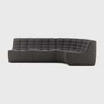 Featuring N701 Dark Grey 90° Round Corner Right Modular Sofa Set by Ethnicraft at Amethyst Home. The N701 sofa is an inviting design that oozes comfort and relaxation. By combining the different modules and sizes, you have unlimited possibilities when it comes to creating your own unique setting. Designed by Jacques Deneef, it’s available in multiple colours and materials, with pr. Amethyst Home provides interior design, new construction, custom furniture, and area rugs in the Nashville metro area