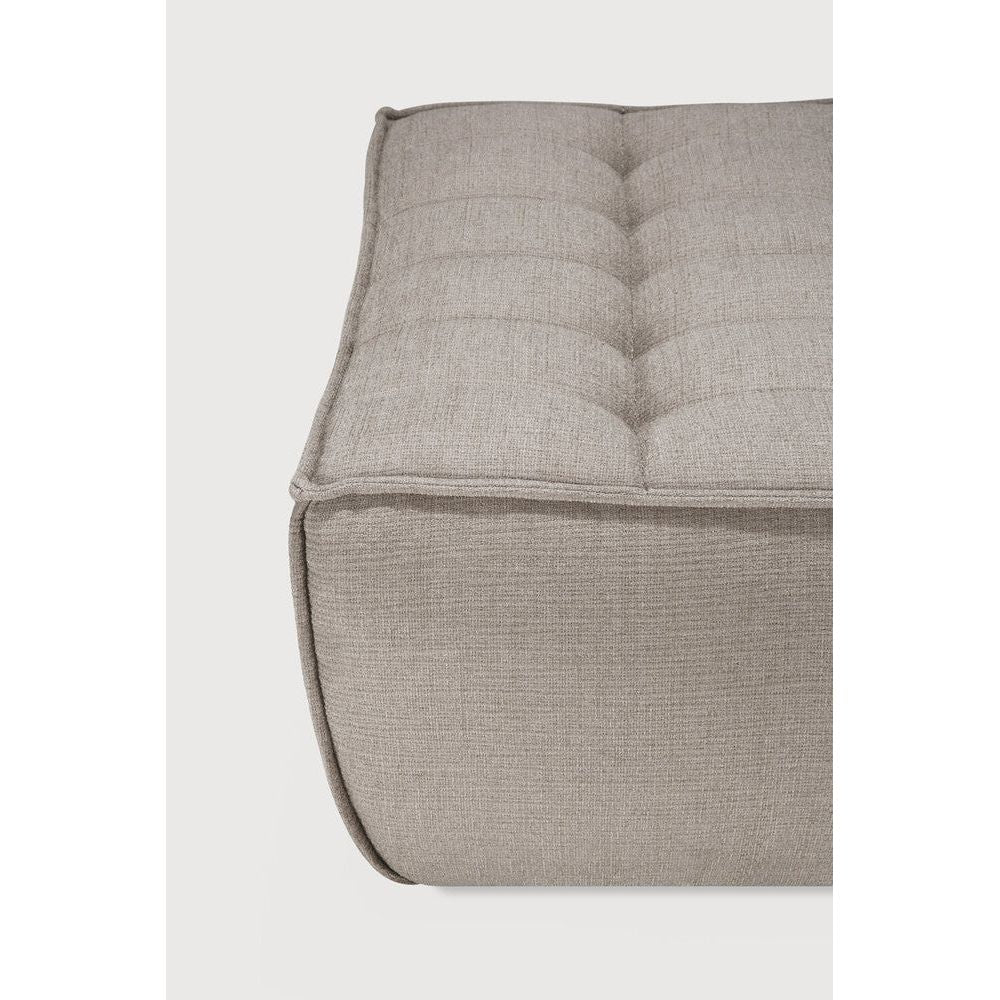 Featuring N701 Ecru  Footstool by Ethnicraft at Amethyst Home. The N701 sofa is an inviting design that oozes comfort and relaxation. By combining the different modules and sizes, you have unlimited possibilities when it comes to creating your own unique setting.Weight : 23 lbs Dimensions: 28" W x 28" L x 17" H. Amethyst Home provides interior design, new construction, custom furniture, and area rugs in the Monterey metro area