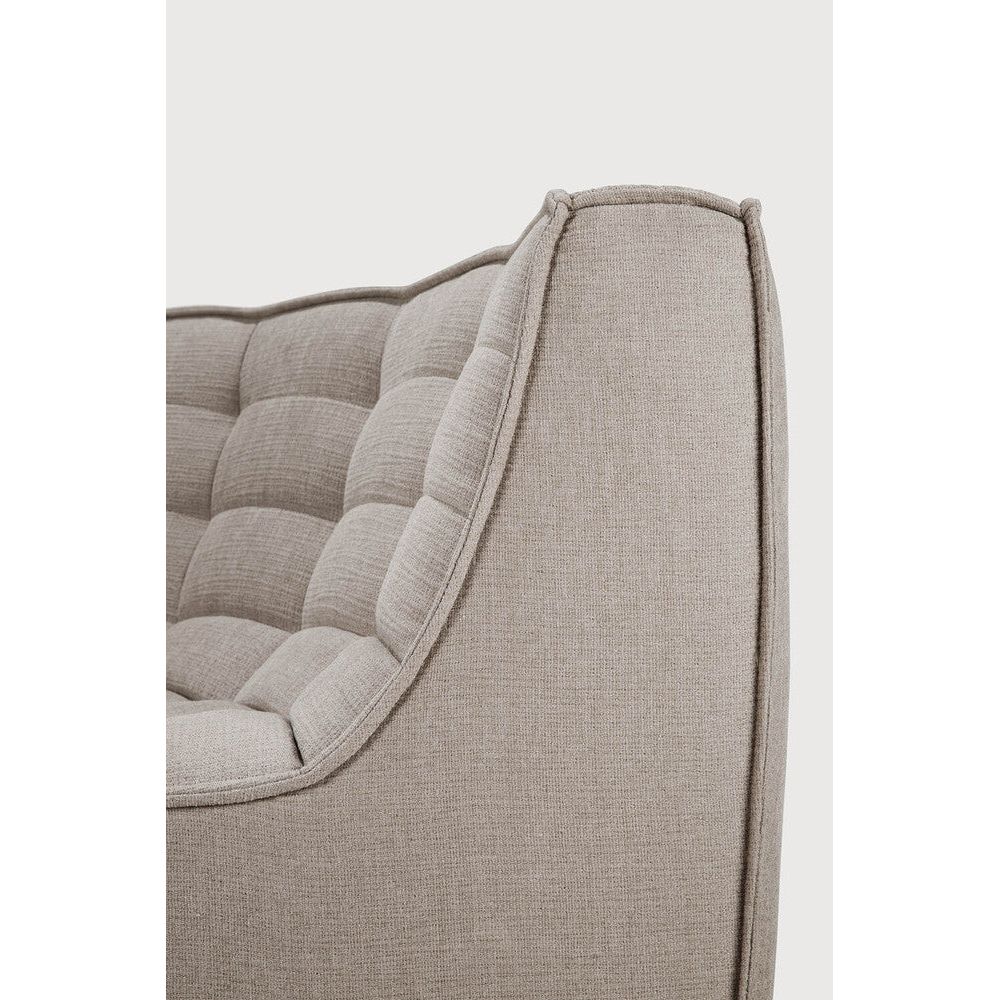 Featuring N701 Ecru 90° Round Corner Modular Sofa Piece by Ethnicraft at Amethyst Home. The N701 sofa is an inviting design that oozes comfort and relaxation. By combining the different modules and sizes, you have unlimited possibilities when it comes to creating your own unique setting.Weight : 54 lbs Dimensions: 47.5" W x 47.5" L x 30" H. Amethyst Home provides interior design, new construction, custom furniture, and area rugs in the Alpharetta metro area