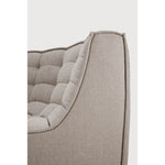 Featuring N701 Ecru 90° Round Corner Modular Sofa Piece by Ethnicraft at Amethyst Home. The N701 sofa is an inviting design that oozes comfort and relaxation. By combining the different modules and sizes, you have unlimited possibilities when it comes to creating your own unique setting.Weight : 54 lbs Dimensions: 47.5" W x 47.5" L x 30" H. Amethyst Home provides interior design, new construction, custom furniture, and area rugs in the Alpharetta metro area