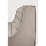 Featuring N701 Ecru 2 Seater Modular Sofa Piece by Ethnicraft at Amethyst Home. The N701 sofa is an inviting design that oozes comfort and relaxation. By combining the different modules and sizes, you have unlimited possibilities when it comes to creating your own unique setting.Weight : 61 lbs Dimensions: 36" W x 55.5" L x 30" H. Amethyst Home provides interior design, new construction, custom furniture, and area rugs in the Charlotte metro area