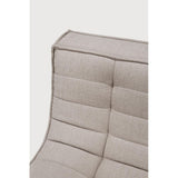 Featuring N701 Ecru 2 Seater Modular Sofa Piece by Ethnicraft at Amethyst Home. The N701 sofa is an inviting design that oozes comfort and relaxation. By combining the different modules and sizes, you have unlimited possibilities when it comes to creating your own unique setting.Weight : 61 lbs Dimensions: 36" W x 55.5" L x 30" H. Amethyst Home provides interior design, new construction, custom furniture, and area rugs in the Laguna Beach metro area