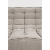 Featuring N701 Ecru 3 Seater Modular Sofa by Ethnicraft at Amethyst Home. The N701 sofa is an inviting design that oozes comfort and relaxation. By combining the different modules and sizes, you have unlimited possibilities when it comes to creating your own unique setting.Weight : 87 lbs Dimensions: 36" W x 83" L x 30" H. Amethyst Home provides interior design, new construction, custom furniture, and area rugs in the Omaha metro area