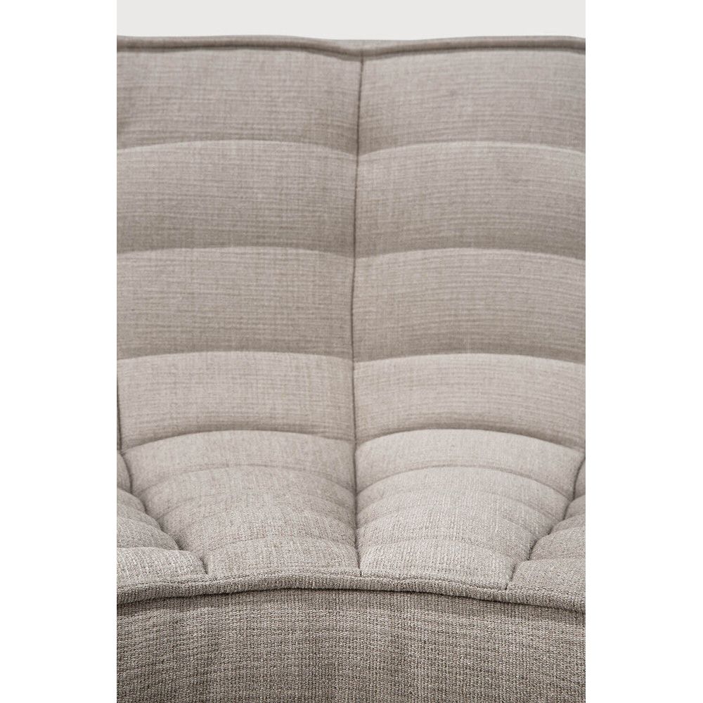 Featuring N701 Ecru 90° Round Corner Modular Sofa Piece by Ethnicraft at Amethyst Home. The N701 sofa is an inviting design that oozes comfort and relaxation. By combining the different modules and sizes, you have unlimited possibilities when it comes to creating your own unique setting.Weight : 54 lbs Dimensions: 47.5" W x 47.5" L x 30" H. Amethyst Home provides interior design, new construction, custom furniture, and area rugs in the Omaha metro area