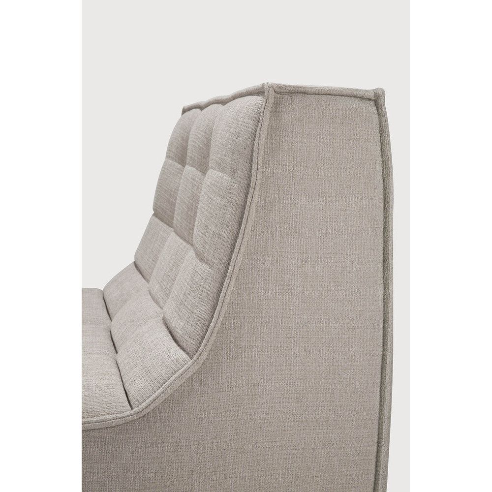 Featuring N701 Ecru 1 Seater Modular Sofa by Ethnicraft at Amethyst Home. The N701 sofa is an inviting design that oozes comfort and relaxation. By combining the different modules and sizes, you have unlimited possibilities when it comes to creating your own unique setting.Weight : 39 lbs Dimensions: 36" W x 31.5" L x 30" H. Amethyst Home provides interior design, new construction, custom furniture, and area rugs in the San Diego metro area