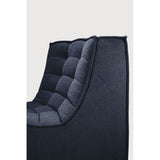 Featuring N701 Graphite 45° Round Corner Modular Sofa Piece by Ethnicraft at Amethyst Home. The N701 sofa is an inviting design that oozes comfort and relaxation. By combining the different modules and sizes, you have unlimited possibilities when it comes to creating your own unique setting.Weight : 30 lbs Dimensions: 39" W x 33" L x 30" H. Amethyst Home provides interior design, new construction, custom furniture, and area rugs in the Dallas metro area