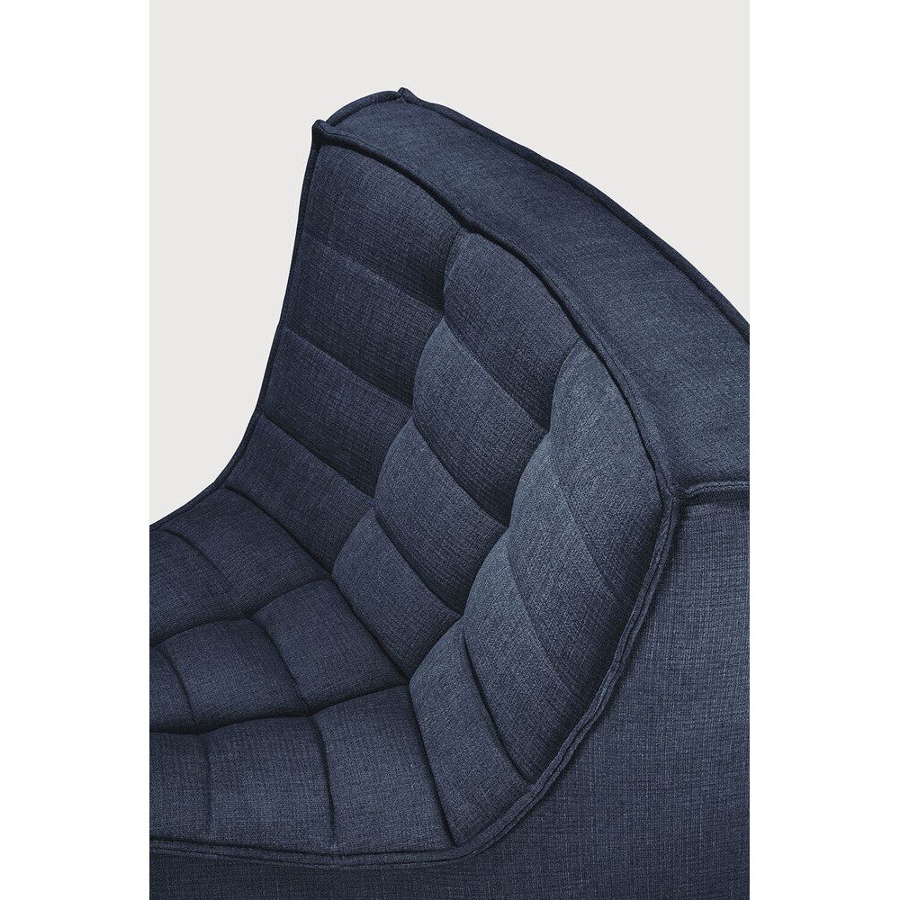 Featuring N701 Graphite 45° Round Corner Modular Sofa Piece by Ethnicraft at Amethyst Home. The N701 sofa is an inviting design that oozes comfort and relaxation. By combining the different modules and sizes, you have unlimited possibilities when it comes to creating your own unique setting.Weight : 30 lbs Dimensions: 39" W x 33" L x 30" H. Amethyst Home provides interior design, new construction, custom furniture, and area rugs in the Seattle metro area