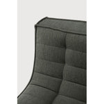 Featuring N701 Moss 90° Square Corner Modular Sofa Piece by Ethnicraft at Amethyst Home. The N701 sofa is an inviting design that oozes comfort and relaxation. By combining the different modules and sizes, you have unlimited possibilities when it comes to creating your own unique setting.Weight : 47 lbs Dimensions: 36" W x 36" L x 30" H. Amethyst Home provides interior design, new construction, custom furniture, and area rugs in the Charlotte metro area