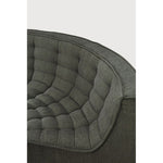 Featuring N701 Moss 90° Round Corner Modular Sofa Piece by Ethnicraft at Amethyst Home. The N701 sofa is an inviting design that oozes comfort and relaxation. By combining the different modules and sizes, you have unlimited possibilities when it comes to creating your own unique setting.Weight : 54 lbs Dimensions: 47.5" W x 47.5" L x 30" H. Amethyst Home provides interior design, new construction, custom furniture, and area rugs in the Tampa metro area