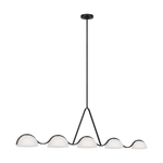 Featuring Nido Extra Large Linear Chandelier Midnight Black by Visual Comfort at Amethyst Home. The Nido series features a modern and minimalist design that perfectly blends elegance with functionality.
Overall Dimensions: 8" L x 8" W x 71.5" H. Amethyst Home provides interior design, new construction, custom furniture, and area rugs in the Boston metro area