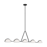 Featuring Nido Extra Large Linear Chandelier Midnight Black by Visual Comfort at Amethyst Home. The Nido series features a modern and minimalist design that perfectly blends elegance with functionality.
Overall Dimensions: 8" L x 8" W x 71.5" H. Amethyst Home provides interior design, new construction, custom furniture, and area rugs in the Boston metro area