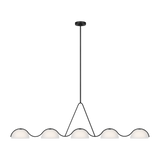 Featuring Nido Extra Large Linear Chandelier Midnight Black by Visual Comfort at Amethyst Home. The Nido series features a modern and minimalist design that perfectly blends elegance with functionality.
Overall Dimensions: 8" L x 8" W x 71.5" H. Amethyst Home provides interior design, new construction, custom furniture, and area rugs in the Dallas metro area