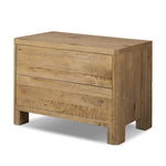 Featuring Noeline Worn Oak Veneer Nightstand by Four Hands at Amethyst Home. A thick plank of worn oak tops a wide dresser, meeting modern lines with a warm, natural feel. Dual drawer fronts feature a push-latch mechanism, bringing a seamless look to bedside storage.Overall Dimensions: 34.00"w x 19.50"d x 24.75"hWeight : 108.03 lbsMaterials : Oak Veneer, Solid Oak. Amethyst Home provides interior design, new construction, custom furniture, and area rugs in the Austin metro area