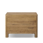 Featuring Noeline Worn Oak Veneer Nightstand by Four Hands at Amethyst Home. A thick plank of worn oak tops a wide dresser, meeting modern lines with a warm, natural feel. Dual drawer fronts feature a push-latch mechanism, bringing a seamless look to bedside storage.Overall Dimensions: 34.00"w x 19.50"d x 24.75"hWeight : 108.03 lbsMaterials : Oak Veneer, Solid Oak. Amethyst Home provides interior design, new construction, custom furniture, and area rugs in the Salt Lake City metro area