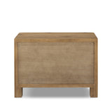 Featuring Noeline Worn Oak Veneer Nightstand by Four Hands at Amethyst Home. A thick plank of worn oak tops a wide dresser, meeting modern lines with a warm, natural feel. Dual drawer fronts feature a push-latch mechanism, bringing a seamless look to bedside storage.Overall Dimensions: 34.00"w x 19.50"d x 24.75"hWeight : 108.03 lbsMaterials : Oak Veneer, Solid Oak. Amethyst Home provides interior design, new construction, custom furniture, and area rugs in the San Diego metro area