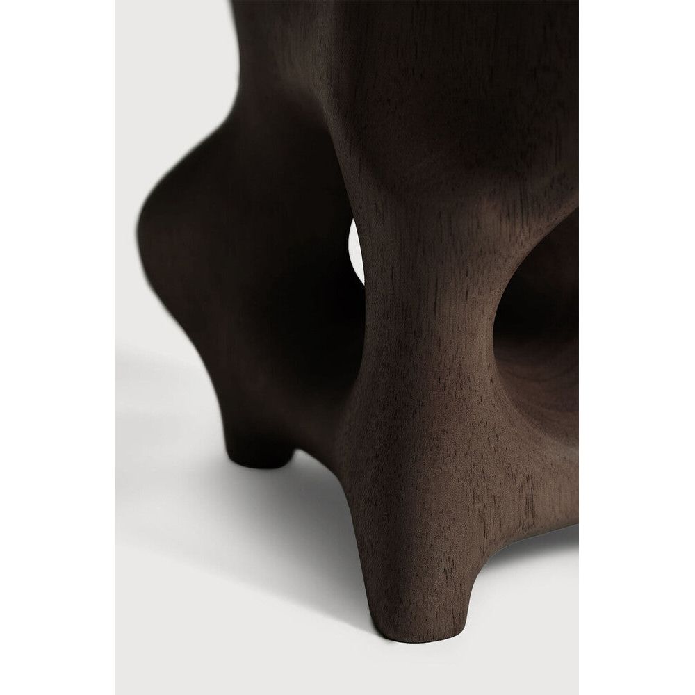 Featuring Organic Mahogany Dark Brown Sculpture by Ethnicraft at Amethyst Home. The contemporary sculptures series was crafted by our in-house master sculptor, Hartoyo. In each piece, the solid mahogany wood is sublimed into geometric and organic shapes. Beautiful from every angle and with the changing light of the day, these intriguing pieces will layer meaning into your home.
I. Amethyst Home provides interior design, new construction, custom furniture, and area rugs in the Charlotte metro area