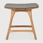 Featuring Osso Mocha Teak Outdoor Stool by Ethnicraft at Amethyst Home. The beauty of balance and symmetry found in nature has inspired the Osso collection. This solid teak stool takes quality and comfortable seating design outdoors. Use with or without seat cushion.Weight : 9 lb Dimensions: 13 in W x 20 in L x 20.5 in HBrushed : NoCollection : OssoFloor Protector : YesMain M. Amethyst Home provides interior design, new construction, custom furniture, and area rugs in the Salt Lake City metro area