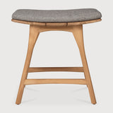 Featuring Osso Mocha Teak Outdoor Stool by Ethnicraft at Amethyst Home. The beauty of balance and symmetry found in nature has inspired the Osso collection. This solid teak stool takes quality and comfortable seating design outdoors. Use with or without seat cushion.Weight : 9 lb Dimensions: 13 in W x 20 in L x 20.5 in HBrushed : NoCollection : OssoFloor Protector : YesMain M. Amethyst Home provides interior design, new construction, custom furniture, and area rugs in the Salt Lake City metro area
