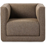 Phillip Delta Tweed Swivel Chair  Four Hands