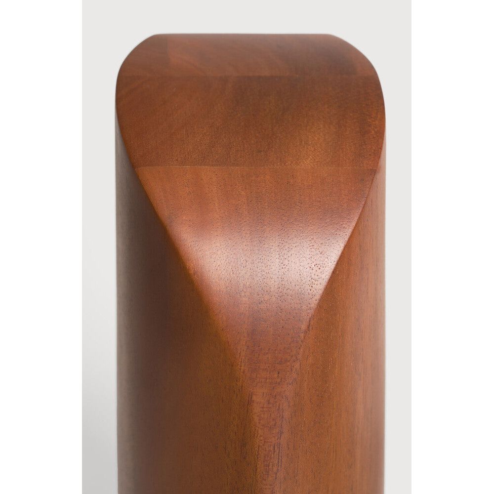 Featuring Pi Mahogany Book Ends by Ethnicraft at Amethyst Home. The PI collection honours nature’s design by keeping the strength, curves and lines, as nature intended. Each PI book end is finished by hand to ensure that the individual character of the wood is respected. Interesting shapes are discovered in this sleek and stylish, polished imperfect, finish. Designed by Alain van . Amethyst Home provides interior design, new construction, custom furniture, and area rugs in the Charlotte metro area