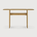 Featuring Pi Oak Console by Ethnicraft at Amethyst Home. The PI collection honours nature’s design by keeping the strength, curves and lines, as nature intended. Interesting shapes are discovered in this sleek and stylish, polished imperfect, finish. Each PI item is finished by hand to ensure that the individual character of the wood is respected. The PI console provides a balance. Amethyst Home provides interior design, new construction, custom furniture, and area rugs in the Charlotte metro area