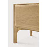 Featuring Pi Oak Tv Cupboard by Ethnicraft at Amethyst Home. The PI collection honours nature’s design by keeping the strength, curves and lines, as nature intended. Interesting shapes are discovered in this sleek and stylish, polished imperfect, finish. Each PI item is finished by hand to ensure that the individual character of the wood is respected. The PI TV cupboard is strikin. Amethyst Home provides interior design, new construction, custom furniture, and area rugs in the Charlotte metro area