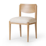 Featuring Piran Essence Natural Dining Chair by Four Hands at Amethyst Home. A celebration of simplicity. Natural nettlewood frames a comfortable linen-blend seat, while a subtle arc at the backrest's base softens clean, tapered lines. Performance fabrics are specially created to withstand spills, stains, high traffic and wear, ensuring long-term comfort and unmatched durability.O. Amethyst Home provides interior design, new construction, custom furniture, and area rugs in the Park City metro area