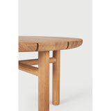 Featuring Quatro Teak Outdoor Coffee Table by Ethnicraft at Amethyst Home. The Quatro coffee table is the perfect accompaniment to ensure comfort and elegance when enjoying the outdoors. Equally beautiful as a single item or arranged together in a composition specific to your needs.Collection : QuatroMain Material : TeakMax weight : 55 KGShape : RoundSolid wood : Yes. Amethyst Home provides interior design, new construction, custom furniture, and area rugs in the Miami metro area