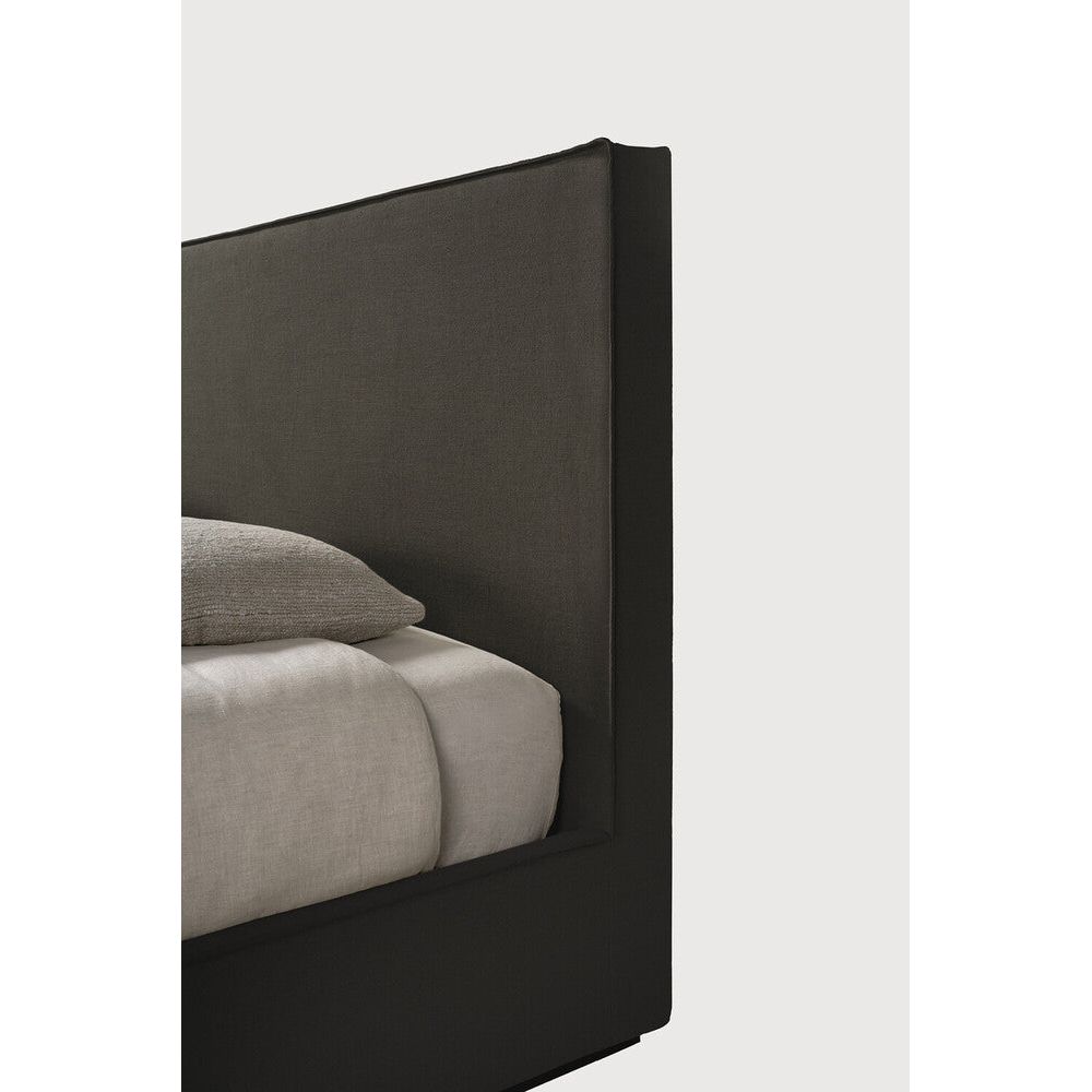 Featuring Revive Removable Linen Cover Grey Bed by Ethnicraft at Amethyst Home. Find solace in the Revive bed, where comfort meets practicality. Its linen headboard, effortlessly removable for dry cleaning, ensures a fresh and inviting space. Stitched details add a touch of refined elegance and create a soft backdrop that whispers tranquility into the bedroom.Overall Dimensions: . Amethyst Home provides interior design, new construction, custom furniture, and area rugs in the Alpharetta metro area