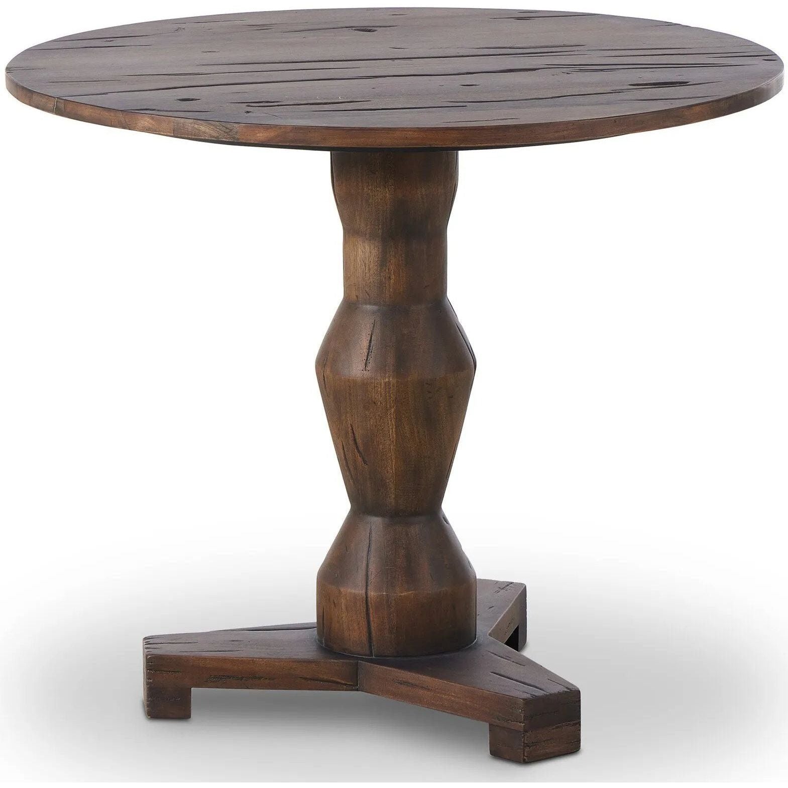 Rivi Antique Belgium Bleach End Table  Four Hands