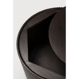 Designed by Jacques Deneef, the Roller Max is a clever multifunctional item that combines a coffee table with storage.  Encapsulated in its stacked wood-stick effect, the tabletop can be easily removed to hide the newspapers, toys, cushions and throws from daily life. The perfect solution for smaller living.
The tabletop can be removed to store objects inside the table. Amethyst Home provides interior design, new construction, custom furniture, and area rugs in the Kansas City metro area