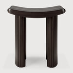 Featuring Roller Mahogany Dark Brown Max Stool by Ethnicraft at Amethyst Home. The Roller Max collection is remarkable in its design, distinguished with its stacked wood-stick effect. Both comfortable and compact, this eye-catching stool is versatile; position it solo, or combine with the wider Roller Max and Boomerang collection items to make a bold statement.Weight : 36 lb Dimen. Amethyst Home provides interior design, new construction, custom furniture, and area rugs in the Park City metro area