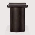 Featuring Roller Mahogany Dark Brown Max Stool by Ethnicraft at Amethyst Home. The Roller Max collection is remarkable in its design, distinguished with its stacked wood-stick effect. Both comfortable and compact, this eye-catching stool is versatile; position it solo, or combine with the wider Roller Max and Boomerang collection items to make a bold statement.Weight : 36 lb Dimensi. Amethyst Home provides interior design, new construction, custom furniture, and area rugs in the Seattle metro area