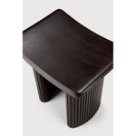 Featuring Roller Mahogany Dark Brown Max Stool by Ethnicraft at Amethyst Home. The Roller Max collection is remarkable in its design, distinguished with its stacked wood-stick effect. Both comfortable and compact, this eye-catching stool is versatile; position it solo, or combine with the wider Roller Max and Boomerang collection items to make a bold statement.Weight : 36 lb Dimension. Amethyst Home provides interior design, new construction, custom furniture, and area rugs in the Tampa metro area