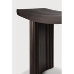 Featuring Roller Mahogany Dark Brown Max Stool by Ethnicraft at Amethyst Home. The Roller Max collection is remarkable in its design, distinguished with its stacked wood-stick effect. Both comfortable and compact, this eye-catching stool is versatile; position it solo, or combine with the wider Roller Max and Boomerang collection items to make a bold statement.Weight : 36 lb Dime. Amethyst Home provides interior design, new construction, custom furniture, and area rugs in the Washington metro area