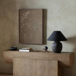 Featuring Sakura by Jess Engle by Four Hands at Amethyst Home. Austin-based artist Jess Engle taps nature and geometry for artistic inspiration. Raw canvas is wrapped and flush mounted in a rustic walnut frame. Handmade in Austin, Texas.18" x 24"Overall Dimensions: 18.00"w x 1.50"d x 24.00"hWeight: 15.00 lbs30" x 40"Overall Dimensions: 30.00"w x 2.50"d x 40.00"hWeight: 20.00 lbsMater. Amethyst Home provides interior design, new construction, custom furniture, and area rugs in the Austin metro area