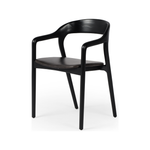 Featuring Amare Sonoma Black Dining Armchair by Four Hands at Amethyst Home. Make it monochromatic. Inspired by simple Scandinavian styling, solid ash forms a shapely open frame for top-grain leather seating.
Overall Dimensions: 22"W x 22"L x 32"HColors: Black, Sonoma BlackMaterials: Solid Ash , Top Grain LeatherWeight: 13.89
Seat Depth: 17.25"Seat Height: 19"Arm Height from Floo. Amethyst Home provides interior design, new construction, custom furniture and area rugs in the Kansas City metro area