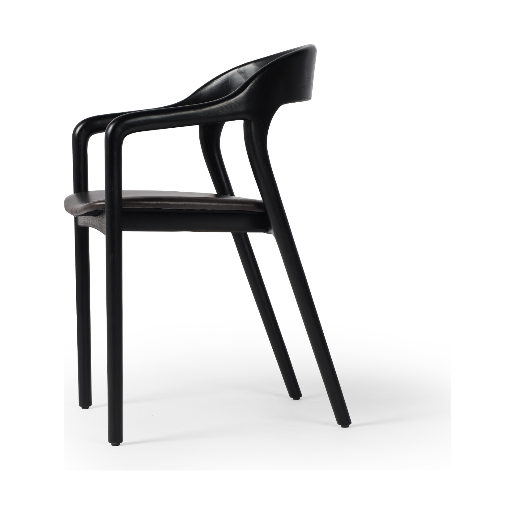 Featuring Amare Sonoma Black Dining Armchair by Four Hands at Amethyst Home. Make it monochromatic. Inspired by simple Scandinavian styling, solid ash forms a shapely open frame for top-grain leather seating.
Overall Dimensions: 22"W x 22"L x 32"HColors: Black, Sonoma BlackMaterials: Solid Ash , Top Grain LeatherWeight: 13.89
Seat Depth: 17.25"Seat Height: 19"Arm Height from Floor. Amethyst Home provides interior design, new construction, custom furniture and area rugs in the Scottsdale metro area