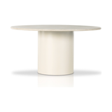 Featuring Belle Round Cream Marble Dining Table by Four Hands at Amethyst Home. Simply sophisticated. A bistro-style table inspired by 1970s Italian design, an ivory-finished iron base supports a rounded tabletop of cream-colored solid marble, for a fresh, monochromatic look that pairs with just about anything.
Overall Dimensions: 38"w x 38"d x 30"hColors: Ivory Iron , Cream Ma. Amethyst Home provides interior design, new construction, custom furniture and area rugs in the Oklahoma City metro area
