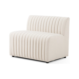 Augustine Dining Banquette Bench Pieces in Capri Oatmeal