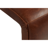 Parker Leather Raw Stitch Bench | shipping 3/7/2025