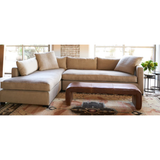 Parker Leather Raw Stitch Bench | shipping 3/7/2025