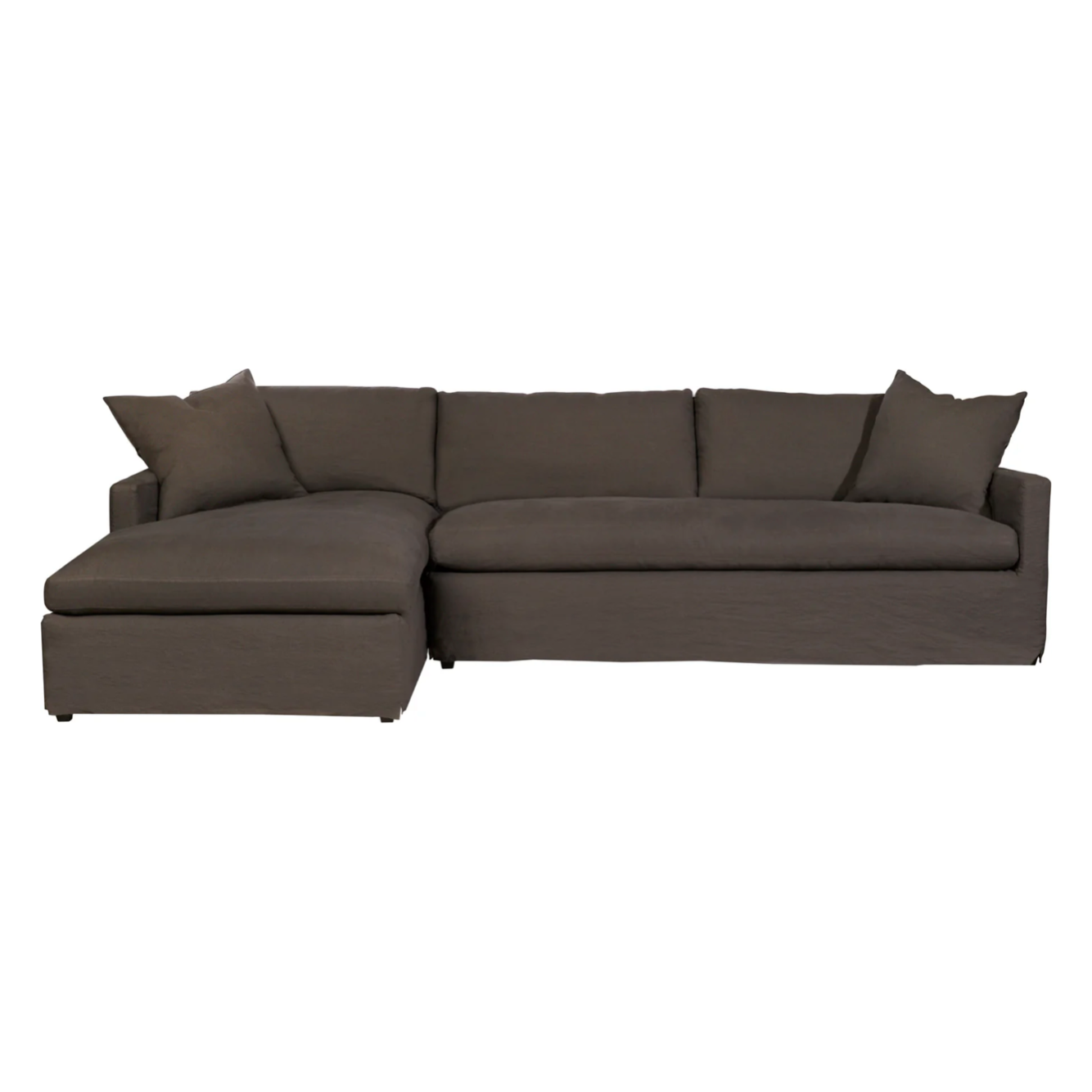 Featuring Louis Slipcovered Linen Sectional with Chaise by Cisco Brothers at Amethyst Home. A modern, tailored sofa made with the right stuff -- the Louis Sectional is a classic, updated silhouette. It’s two-over-two cushions provide the perfect seating to catch up with old friends or entertain new ones.
Made in USA
Fabric Details:100% Linen15,000 rub count
. Amethyst Home provides interior design, new home construction design consulting, vintage area rugs, and lighting in the Austin metro area.