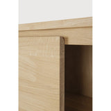 Featuring Shadow Oak Cupboard by Ethnicraft at Amethyst Home. Straightforward and robust with decisive lines, the Shadow storage cupboard with four doors is a simple yet impressive solution to your storage needs.Weight : 261 lbs Dimensions: 18" W x 45.5" L x 63" H. Amethyst Home provides interior design, new construction, custom furniture, and area rugs in the Kansas City metro area