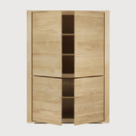 Featuring Shadow Oak Cupboard by Ethnicraft at Amethyst Home. Straightforward and robust with decisive lines, the Shadow storage cupboard with four doors is a simple yet impressive solution to your storage needs.Weight : 261 lbs Dimensions: 18" W x 45.5" L x 63" H. Amethyst Home provides interior design, new construction, custom furniture, and area rugs in the Salt Lake City metro area