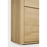 Featuring Shadow Oak Cupboard by Ethnicraft at Amethyst Home. Straightforward and robust with decisive lines, the Shadow storage cupboard with four doors is a simple yet impressive solution to your storage needs.Weight : 261 lbs Dimensions: 18" W x 45.5" L x 63" H. Amethyst Home provides interior design, new construction, custom furniture, and area rugs in the Winter Garden metro area