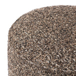 Featuring Sinclair Ivan Granite Round Ottoman by Four Hands at Amethyst Home. This round ottoman of textural upholstery can be placed just about anywhere, bringing with it a hip retro vibe.Overall Dimensions: 22.00"w x 22.00"d x 18.50"hWeight : 13.23 lbsMaterials : 60% Acrylic, 33% Cotton, 7% Polyester, Solid Parawood, 100% Polyester. Amethyst Home provides interior design, new construction, custom furniture, and area rugs in the Austin metro area